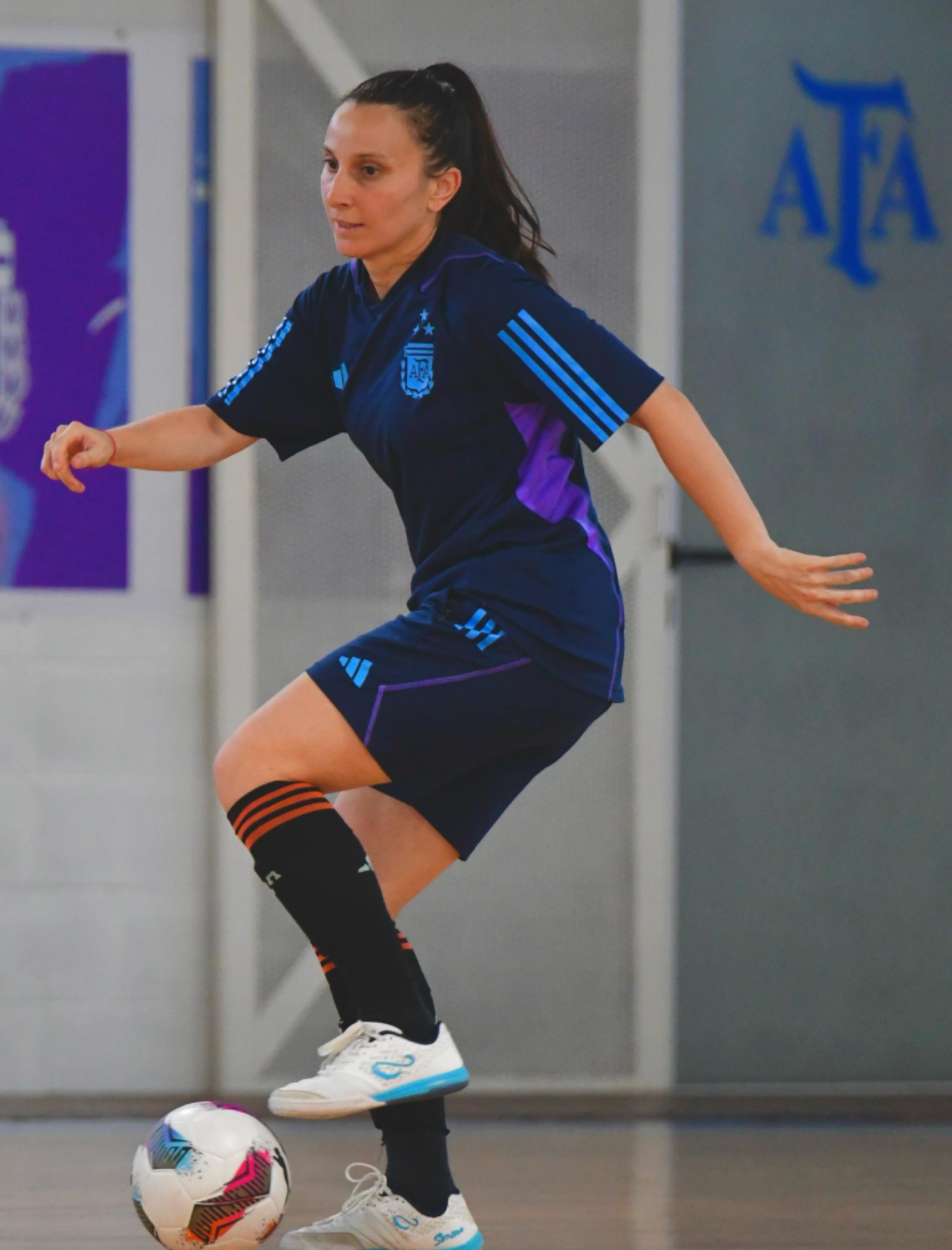 Agostina Chiesa - Argentina Futsal National Team - Senda Futsal Shoes