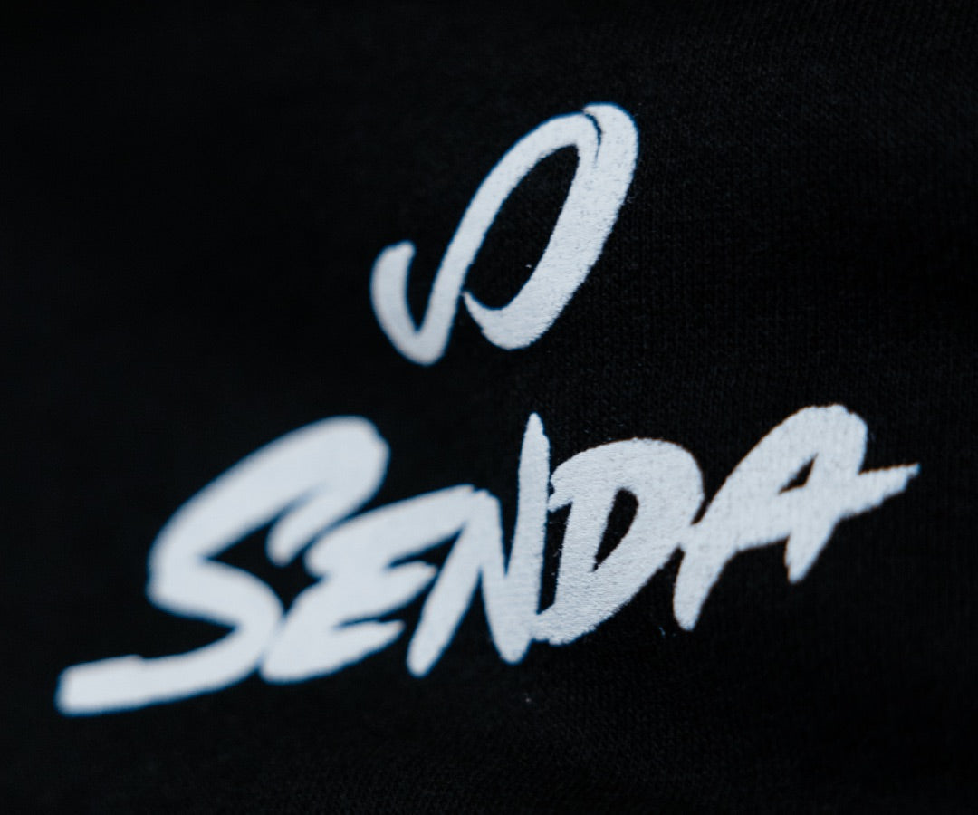 Hoodie Black - detail image | Senda Athletics