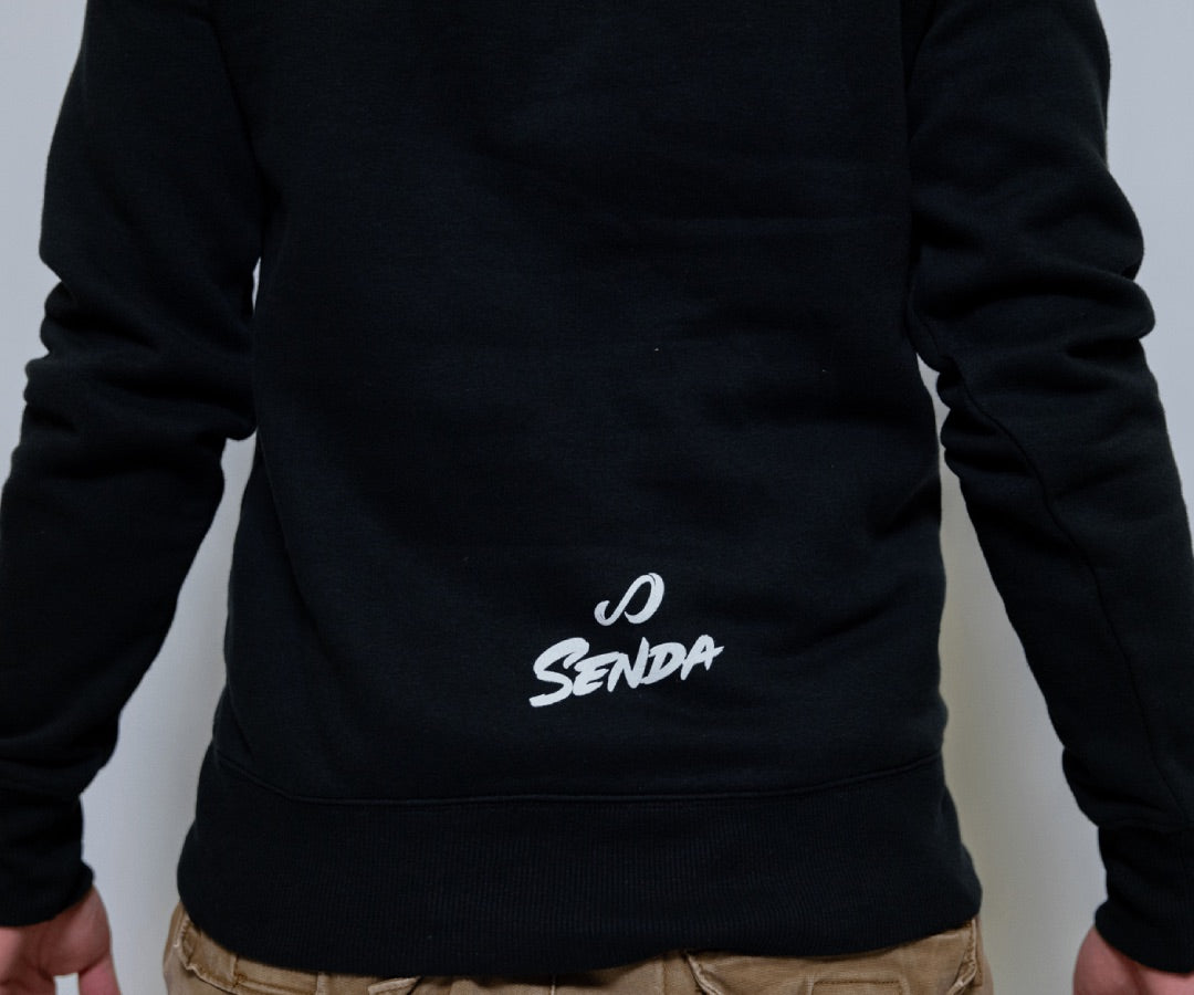 Hoodie Black - detail image | Senda Athletics