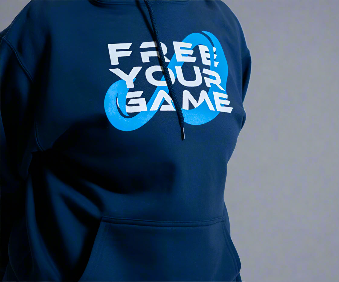 Hoodie Free Your Game - navy blue | Senda Athletics