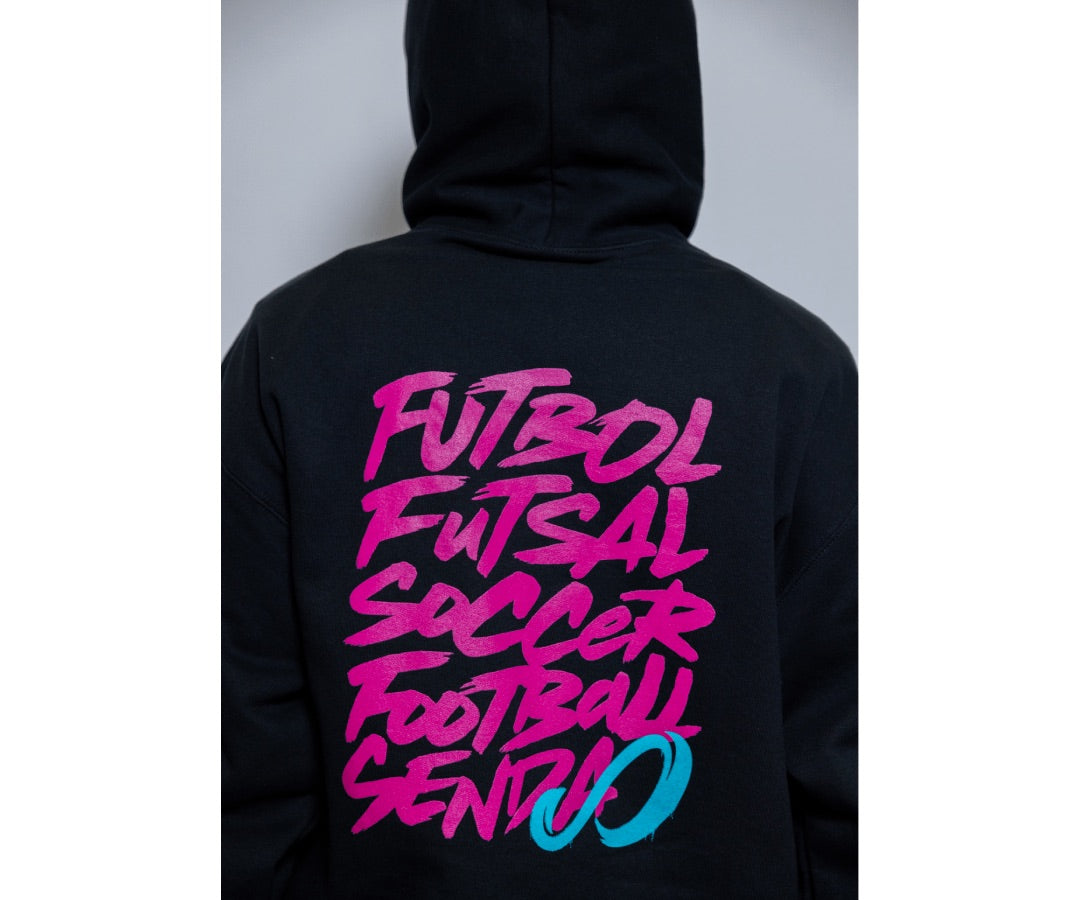 Hoodie Graffiti - render - detail image | Senda Athletics