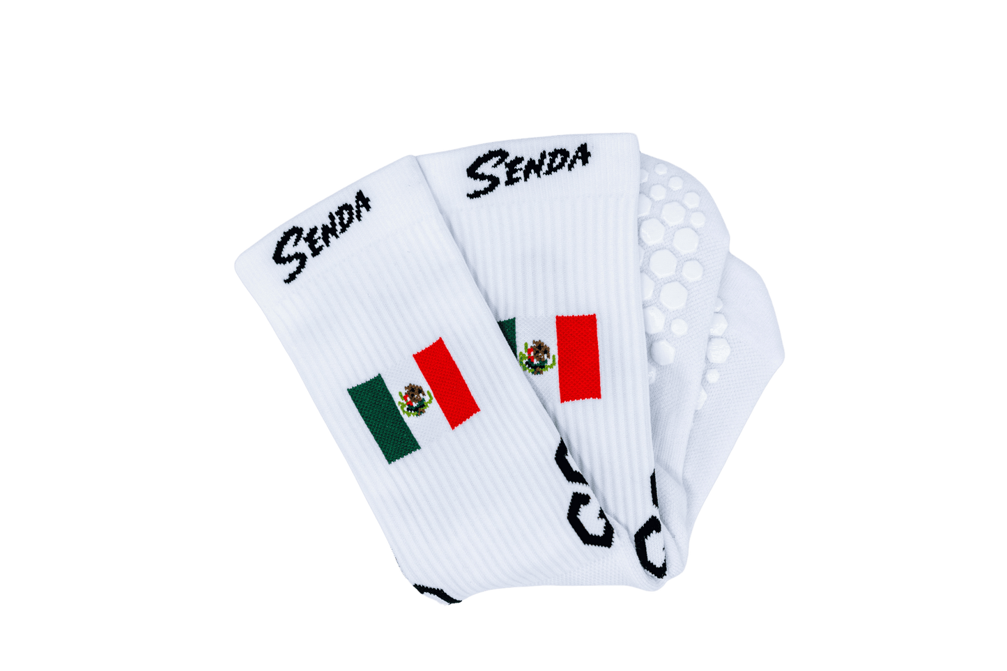 Mexico Gravity Grip Socks - flag | Senda Athletics