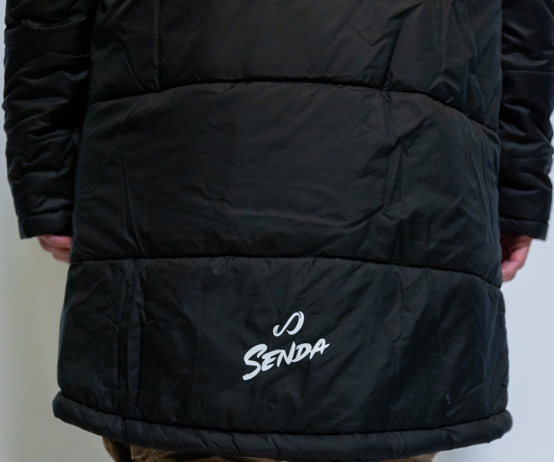 Parka long Black - detail image | Senda Athletics