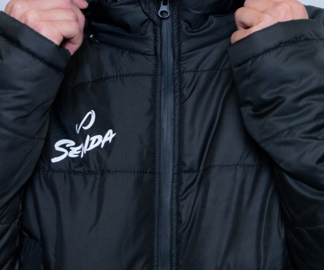 Parka long Black - detail image | Senda Athletics