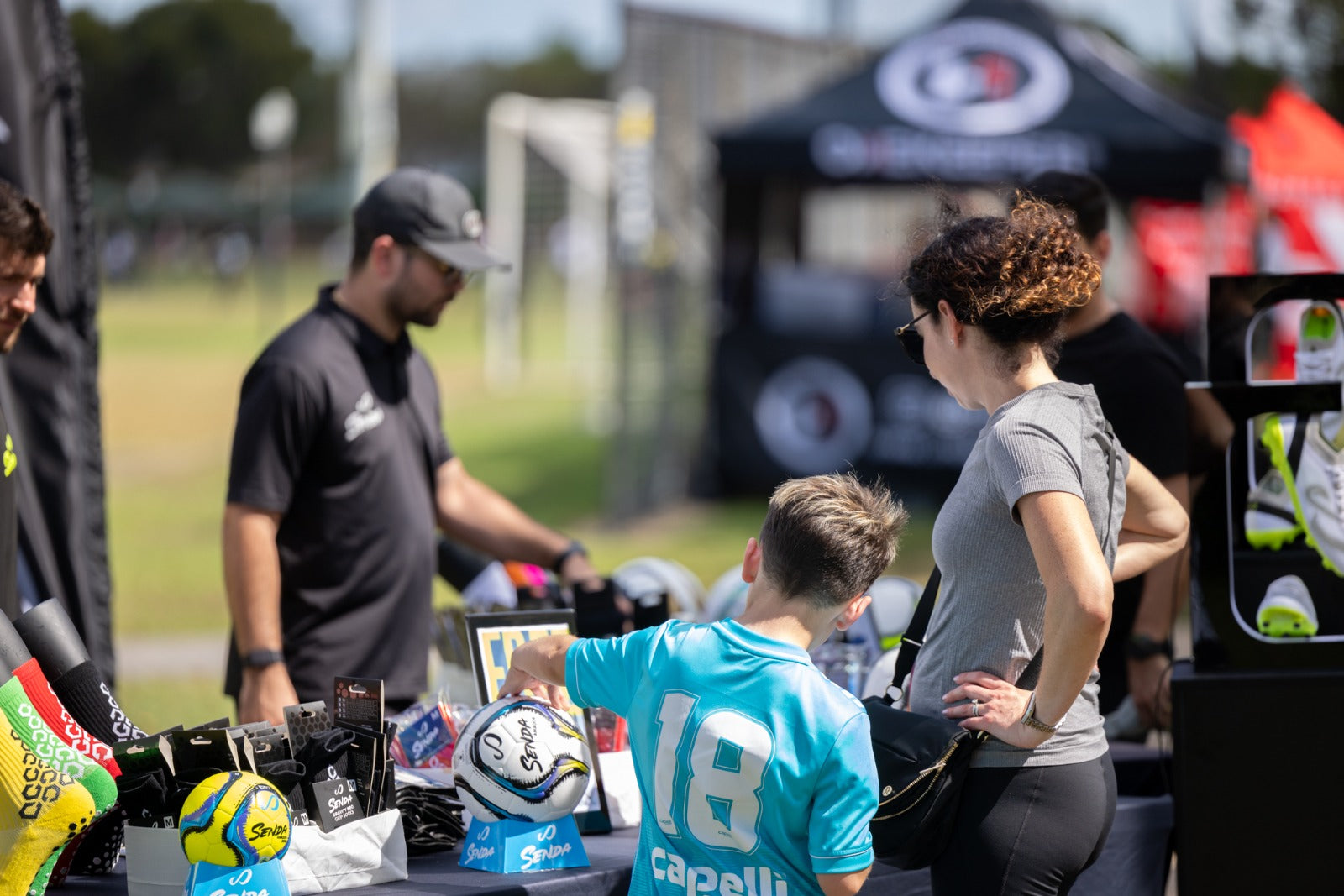 Weston Cup | Senda Athletics booth