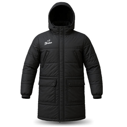 Parka Long - black (front) | Senda Athletics