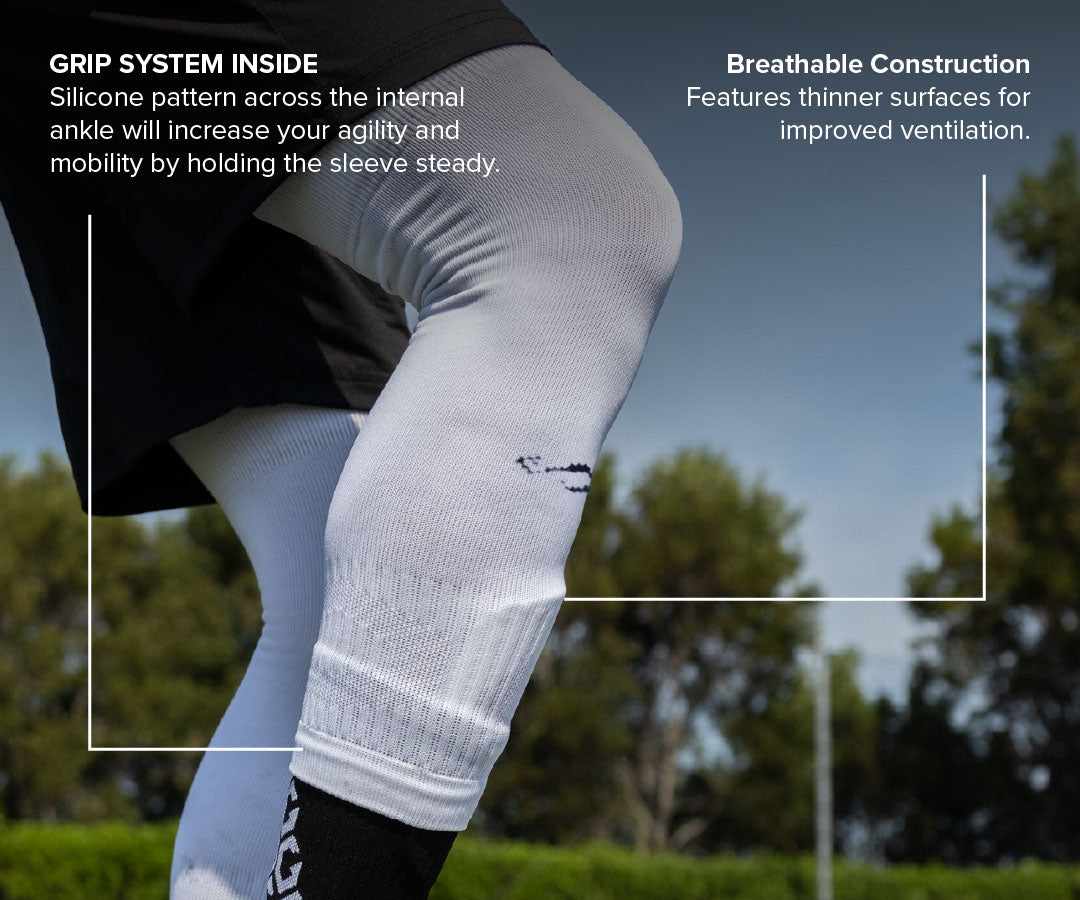 Soccer Sleeves knee length - key features image | Senda Athletics