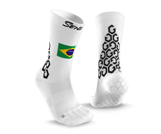 Brazil Gravity Grip Socks - product image | Senda Athletics