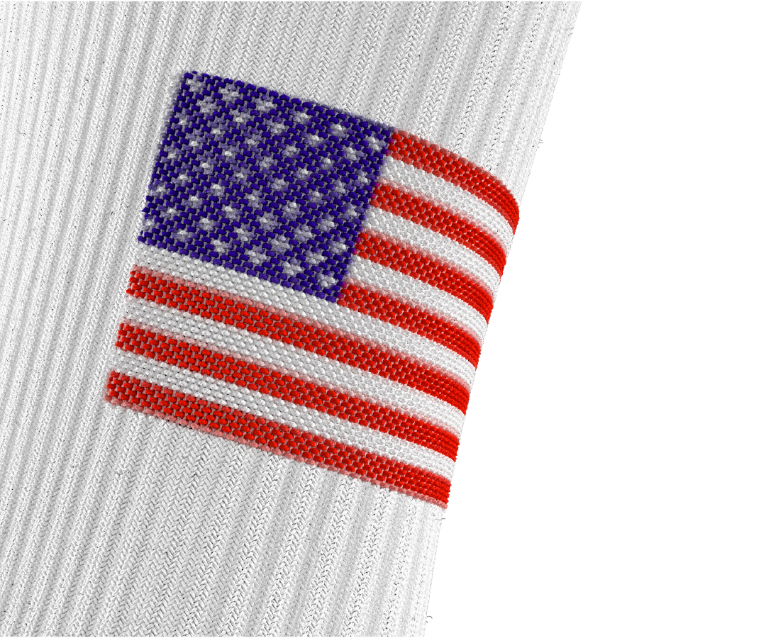 US Gravity Grip Socks - detail image | Senda Athletics