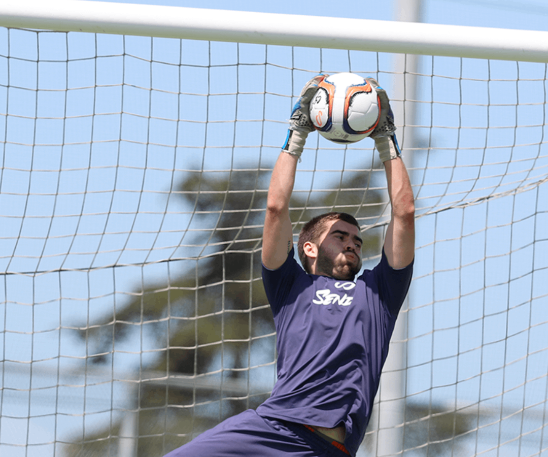 Valor Premium Match Soccer ball - action image | Senda Athletics