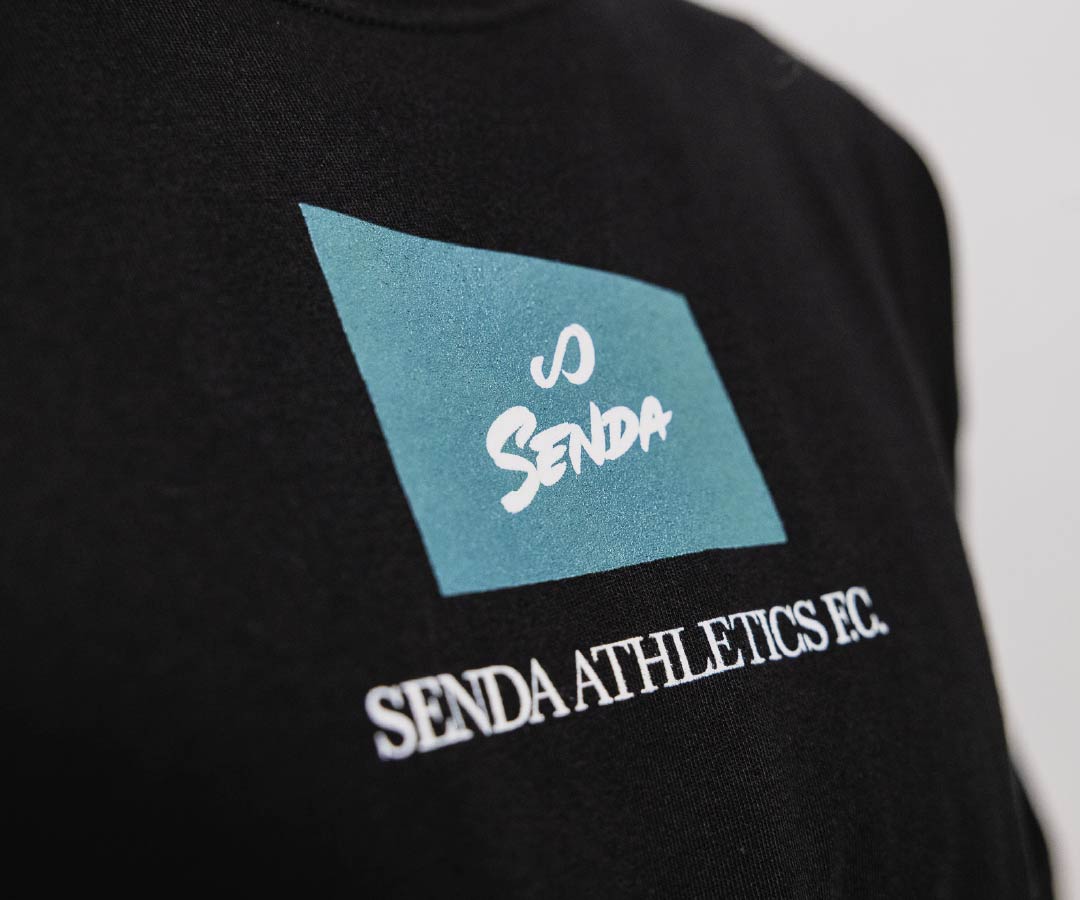 Pitch T-Shirt  - Premium Cotton Tee - black - football| Senda Athletics