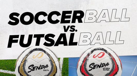 Soccer vs Futsal ball - Senda Athletics