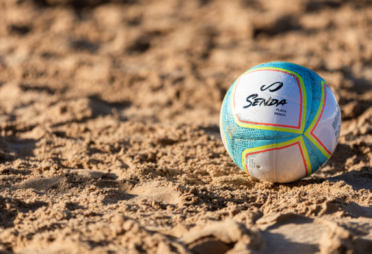 Soccer top beach ball