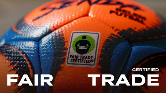 Fair Trade certified ball - label