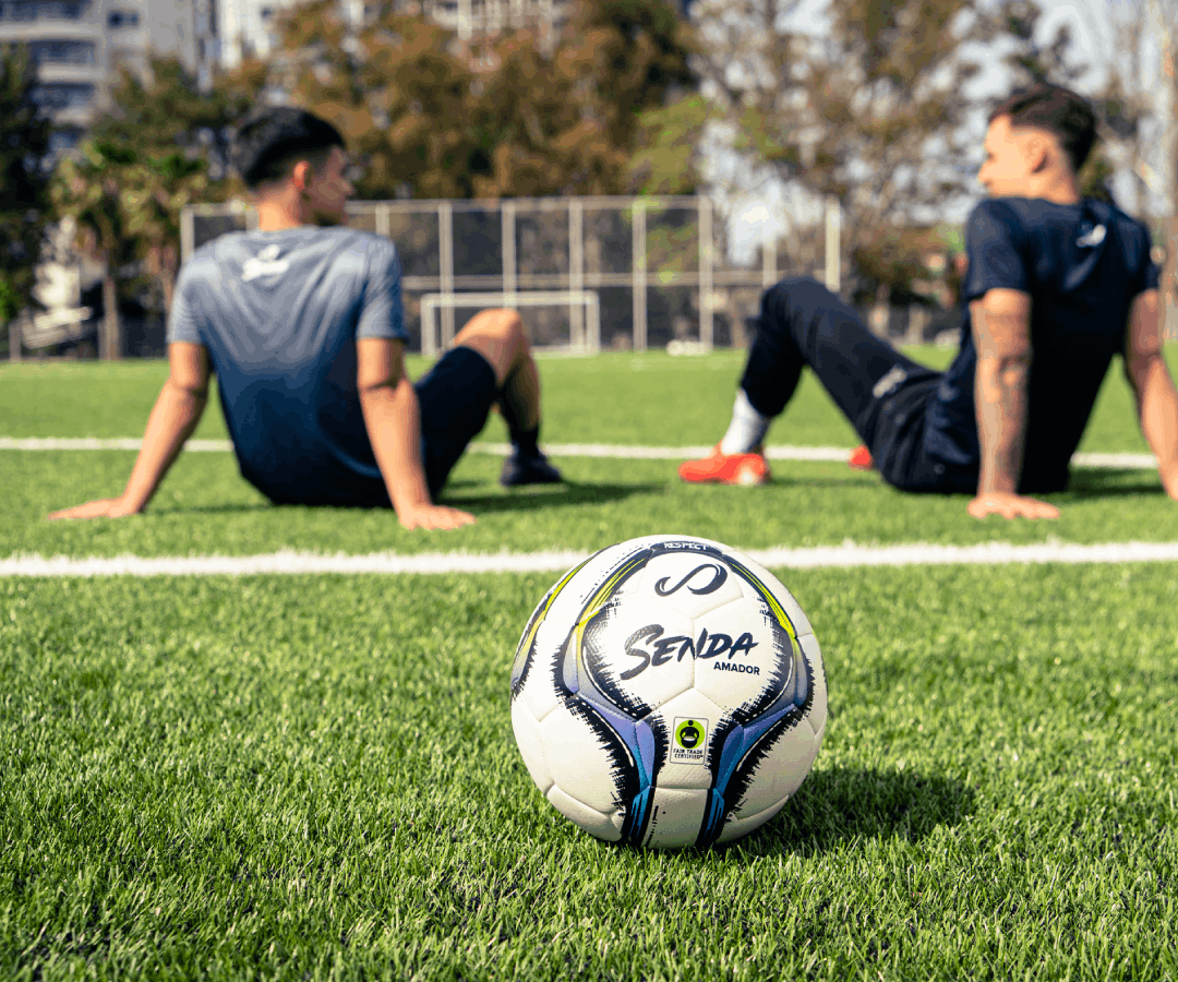 Amador Training Soccer Ball - action image | Senda Athletics