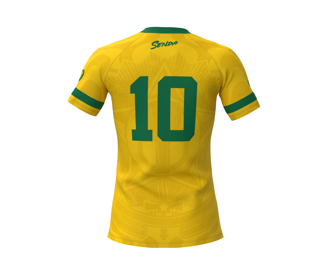 Brazil Senda Fan Jersey Copa America 2024  - back view