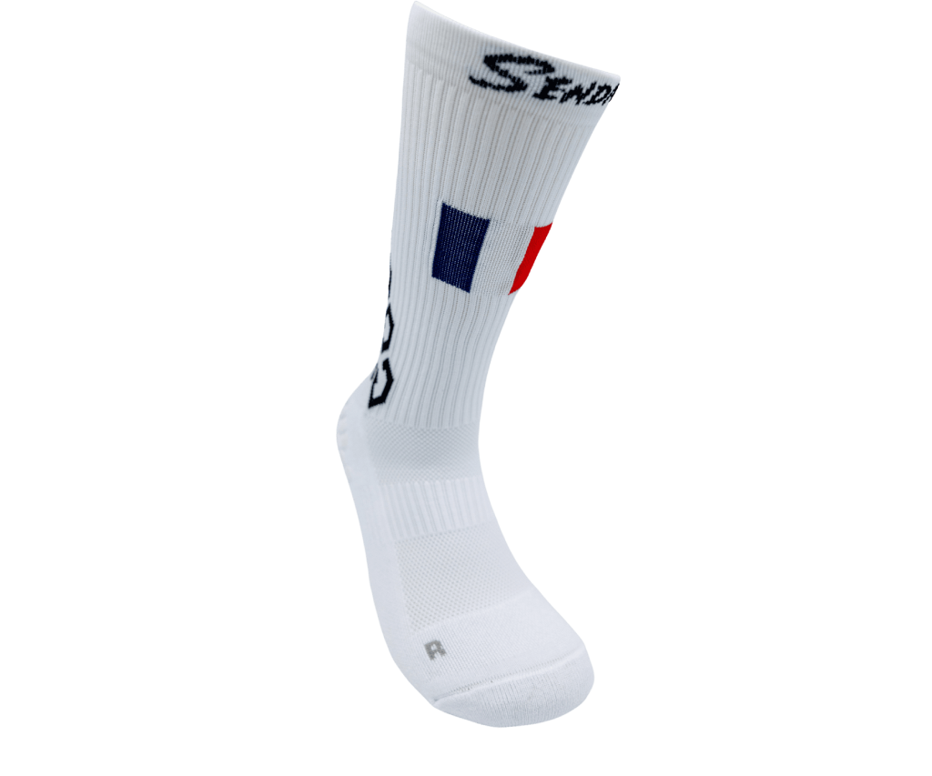 France Gravity Grip Socks | Senda Athletics