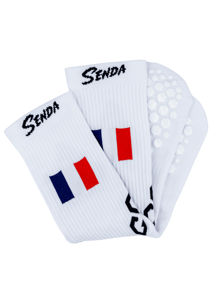 France Gravity Grip Socks - flag | Senda Athletics