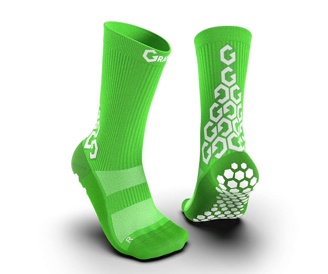 Senda Gravity Grip Pro Ankle Length Socks in Black - Size M
