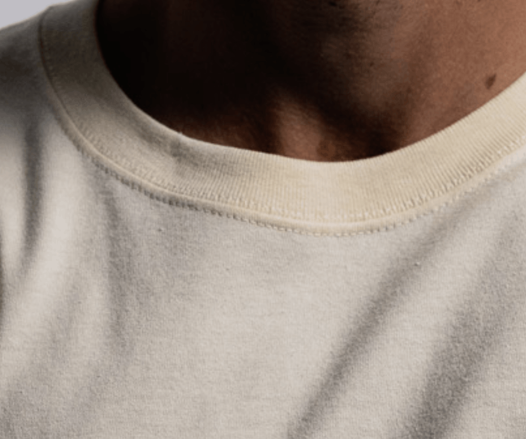 Grid T-Shirt  - Premium Cotton Tee - off white| Senda Athletics