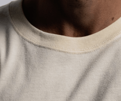 Grid T-Shirt  - Premium Cotton Tee - off white| Senda Athletics