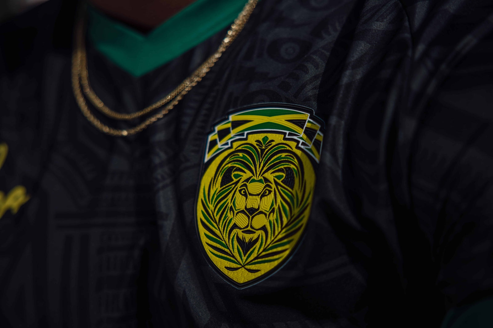 Jamaica Copa America 2024 - crest detail | Senda Fan Jersey