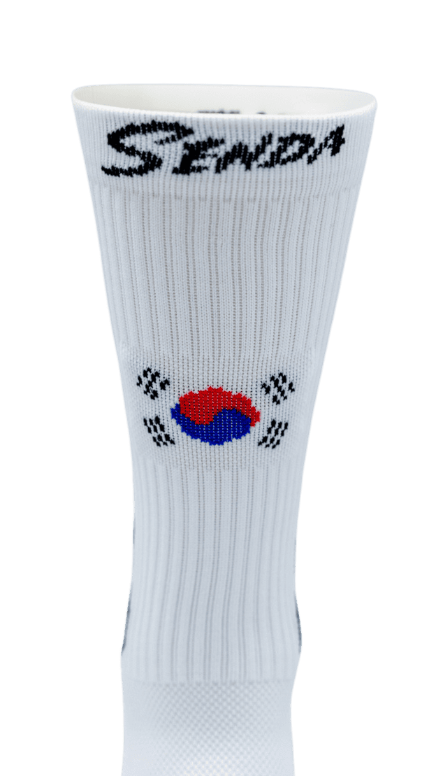 Korea Gravity Grip Socks - flag | Senda Athletics