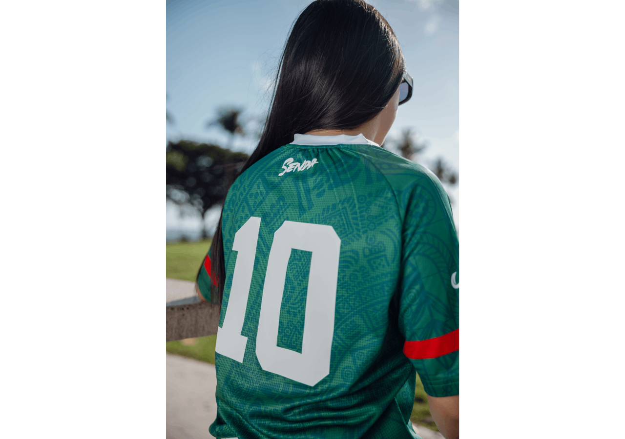 Mexico Copa America 2024 - back detail | Senda Fan Jersey
