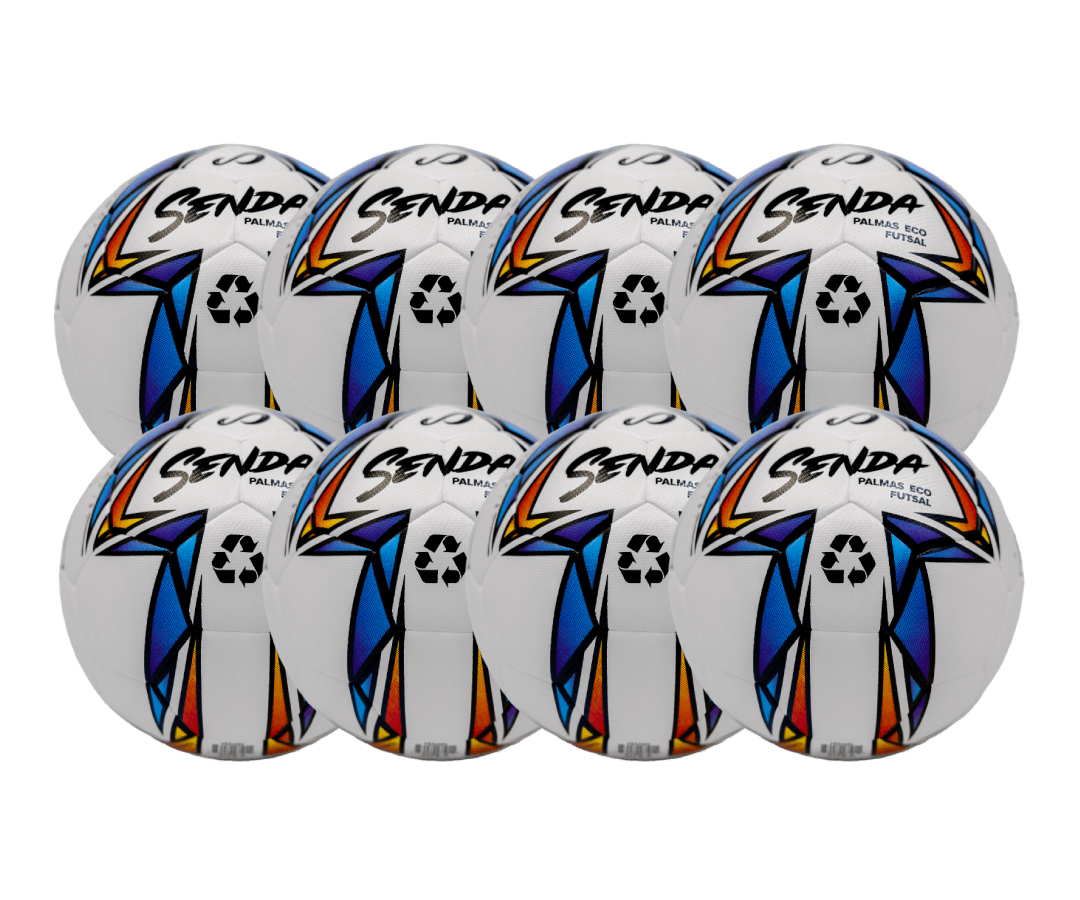 Palmas Premium Match Futsal Eco Ball - Pack x8 | Fair Trade | Senda Athletics