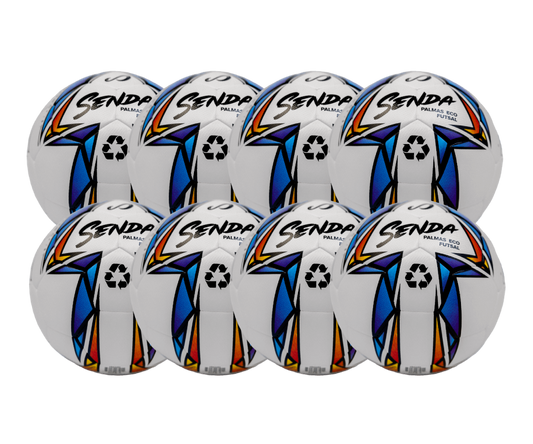 Palmas Premium Match Futsal Eco Ball - Pack x8 | Fair Trade | Senda Athletics