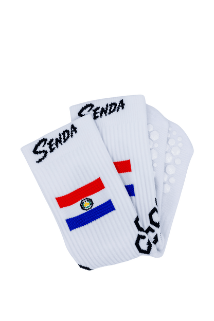 Paraguay Gravity Grip Socks - flag | Senda Athletics