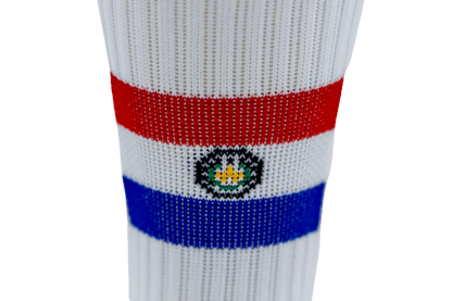 Paraguay Gravity Grip Socks - flag detail | Senda Athletics