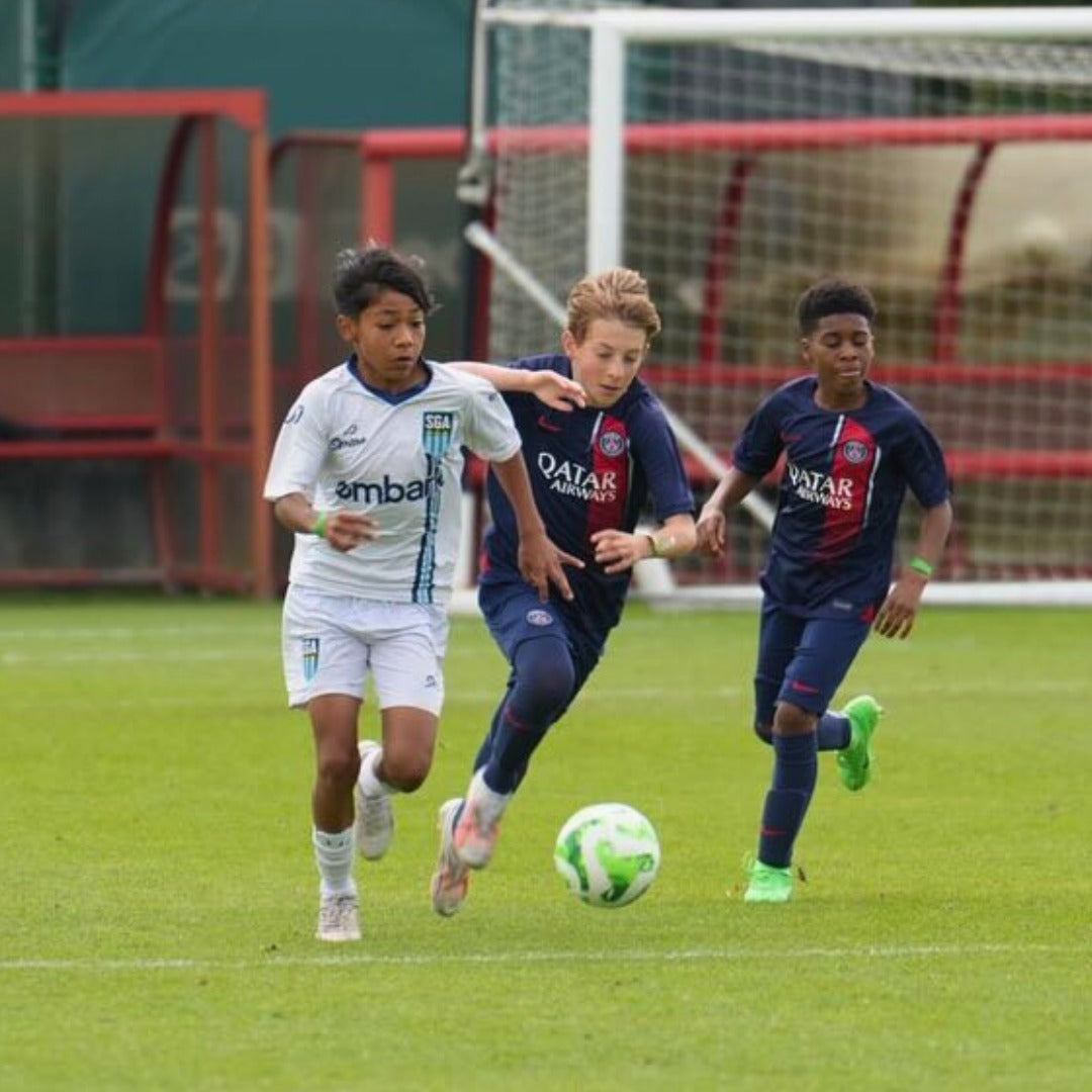 SGA Roots players in Senda gear against PSG.