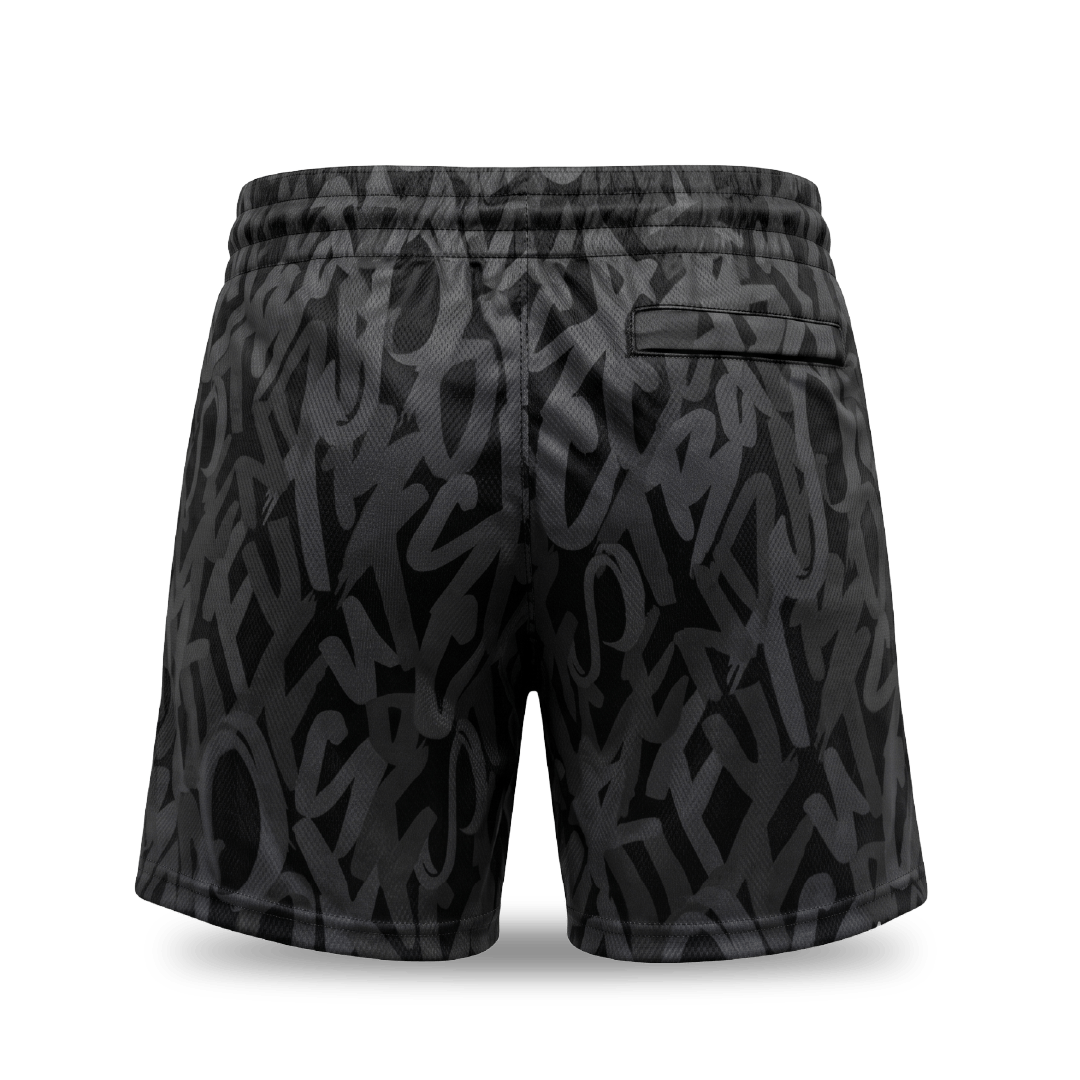 Graffiti Mesh Short
