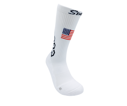 US Flag Gravity Grip Socks | Senda Athletics