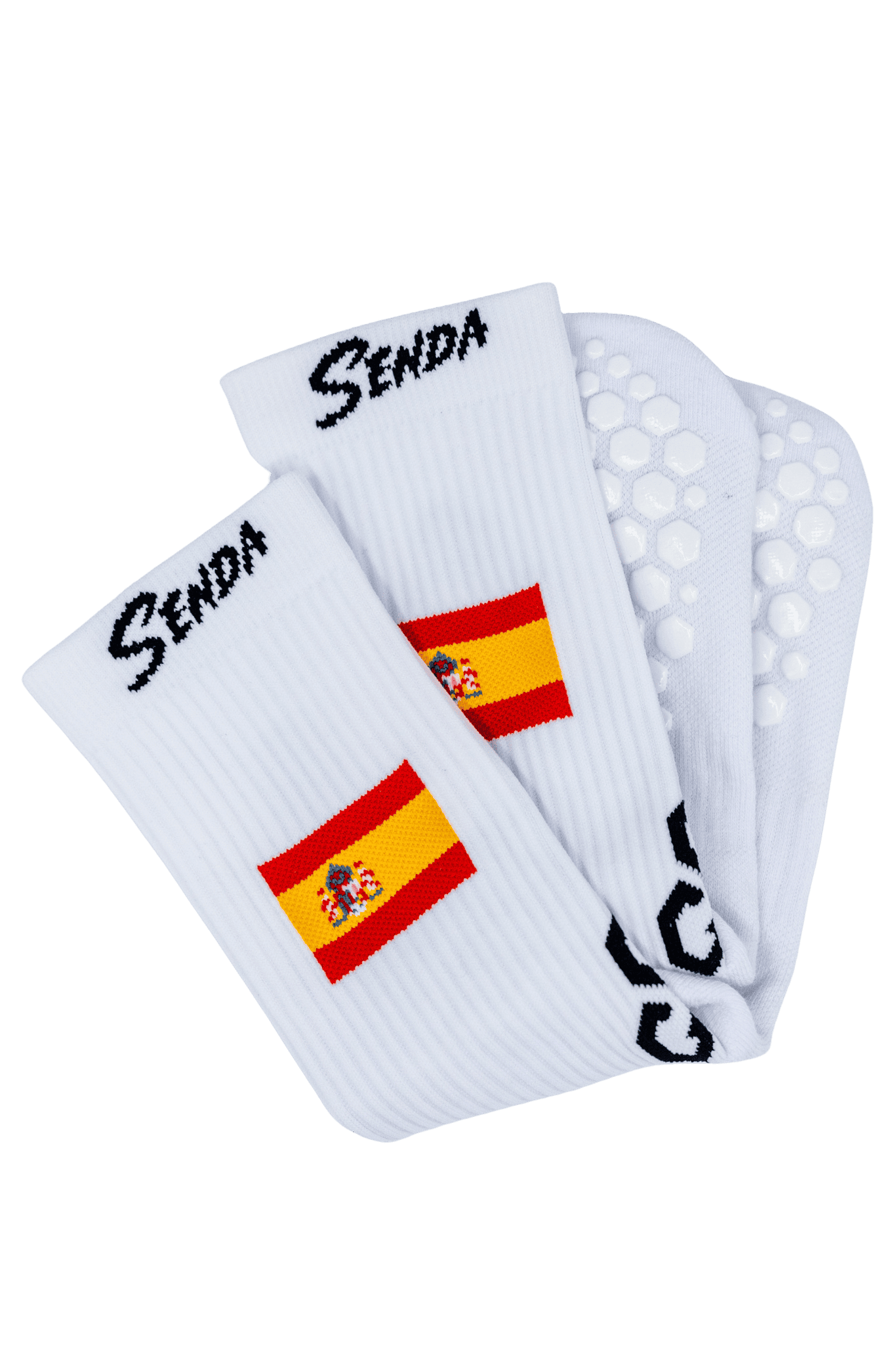 Spain Gravity Grip Socks - flag | Senda Athletics