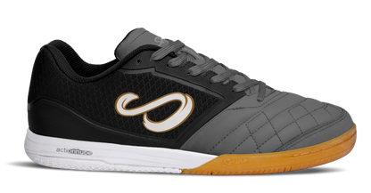 Ushuaia Club 2.0 Futsal Shoe - black & Gray | Senda Athletics