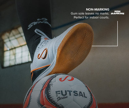 Ushuaia Academy Futsal Shoe (key features - sole) | Senda Athletics