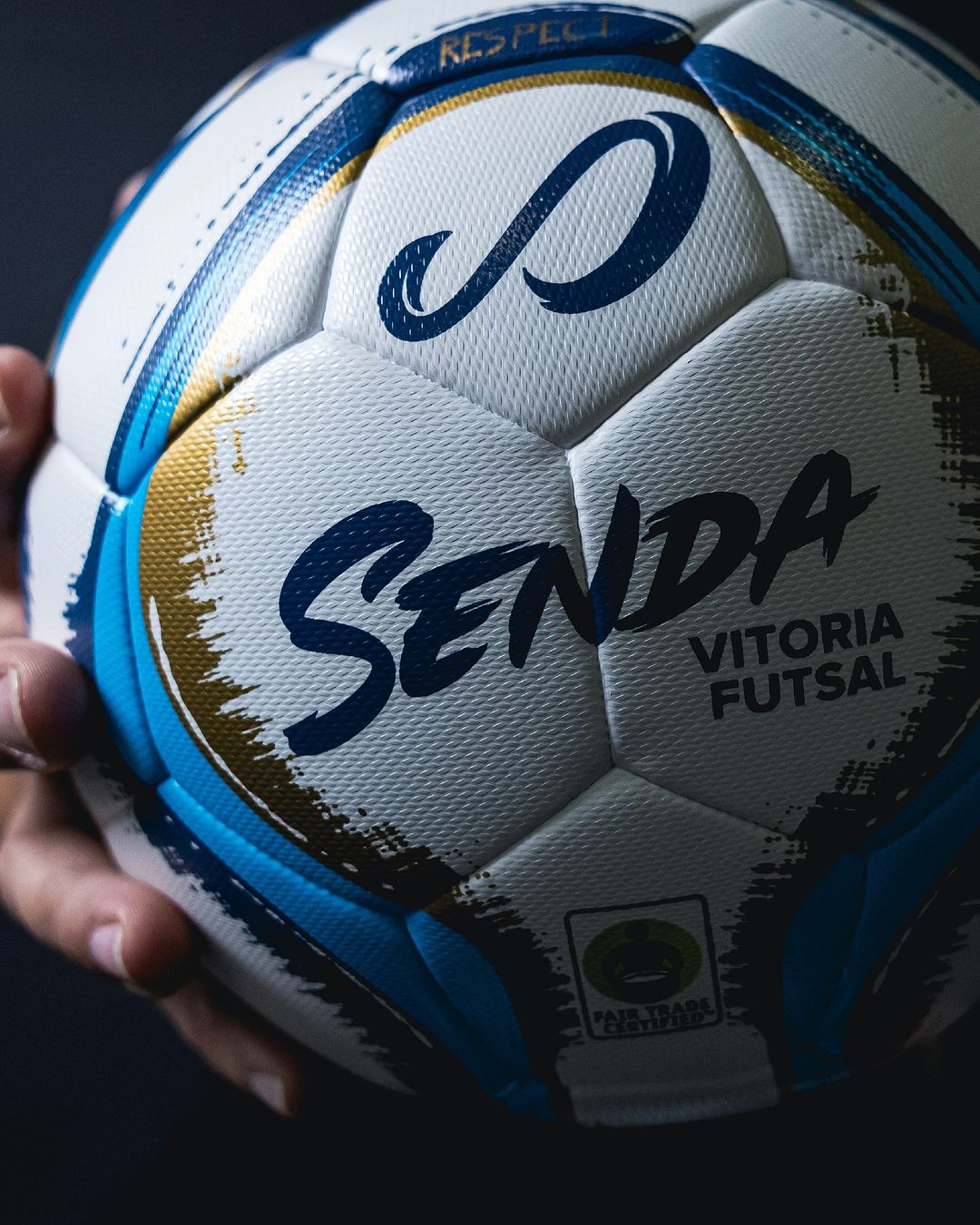 Vitoria Premium Match Futsal Ball - Gold | Senda Athletics 