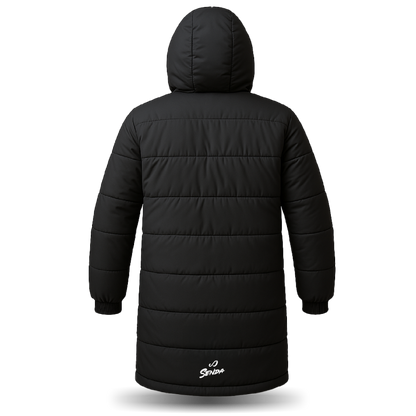 Parka Long - black  (back)| Senda Athletics
