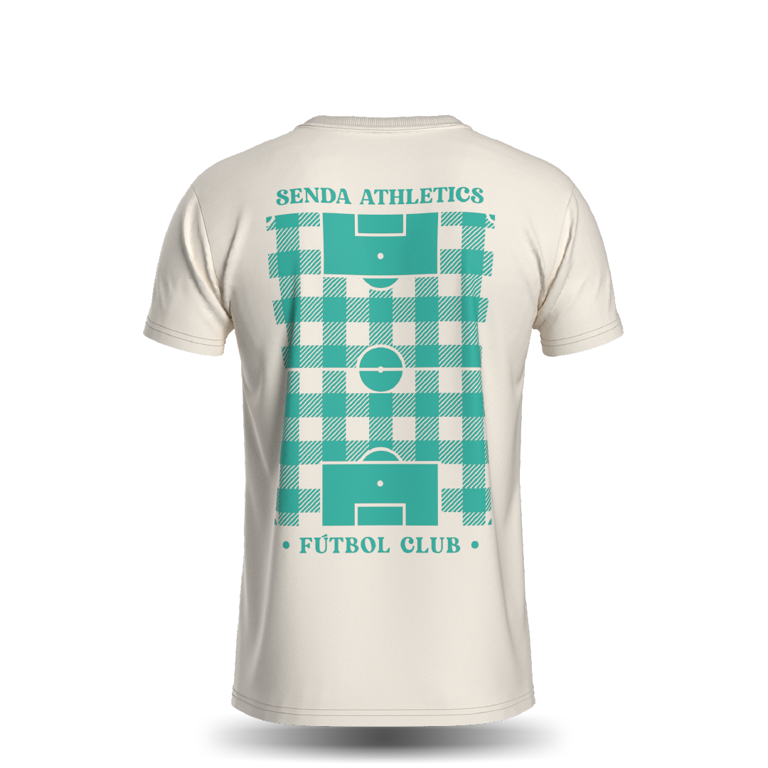 Grid T-Shirt  - render - Premium Cotton Tee - off white| Senda Athletics