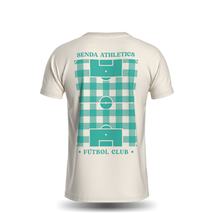 Grid T-Shirt  - render - Premium Cotton Tee - off white| Senda Athletics