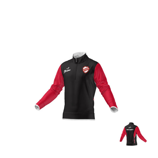 River Miami Pro Men's Black Training 1/4 Zip Jacket