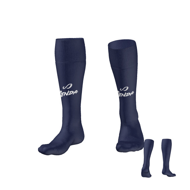 GK Away Navy Blue Soccer Socks