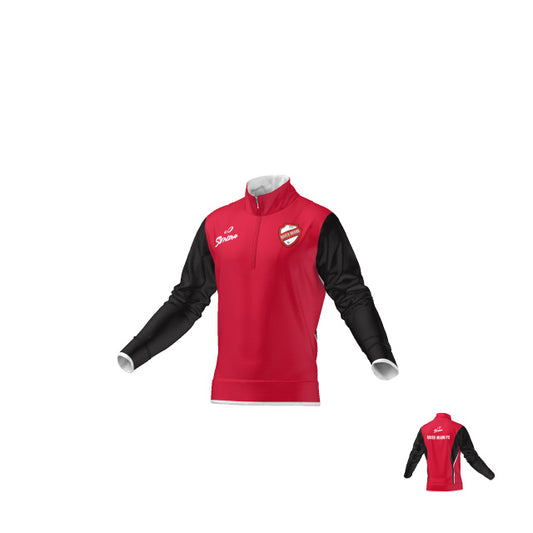 River Miami Pro Men's Red Training 1/4 Zip Jacket