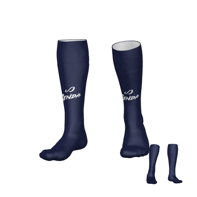 Blue Fury Futsal Academy Navy Blue GK Soccer Socks