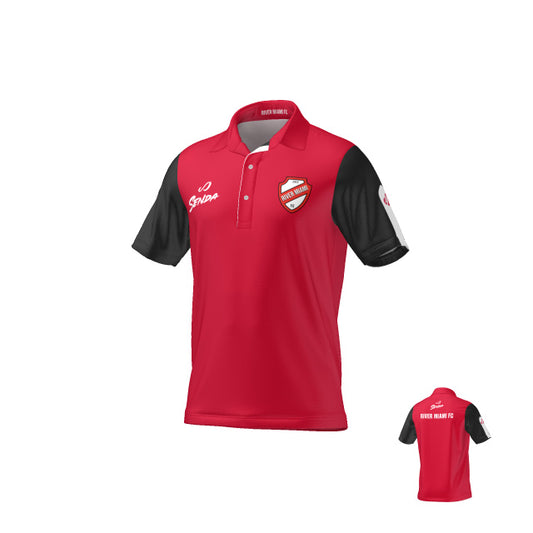 River Miami Pro Men's Red Polo Shirt