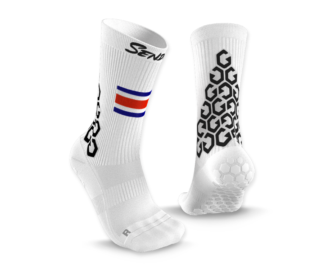 Costa Rica Flag Soccer Grip Socks – Gravity Pro Grip Socks