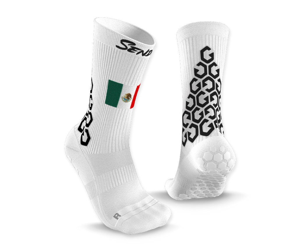 Mexico Flag Soccer Grip Socks – Gravity Pro Grip Socks | Senda