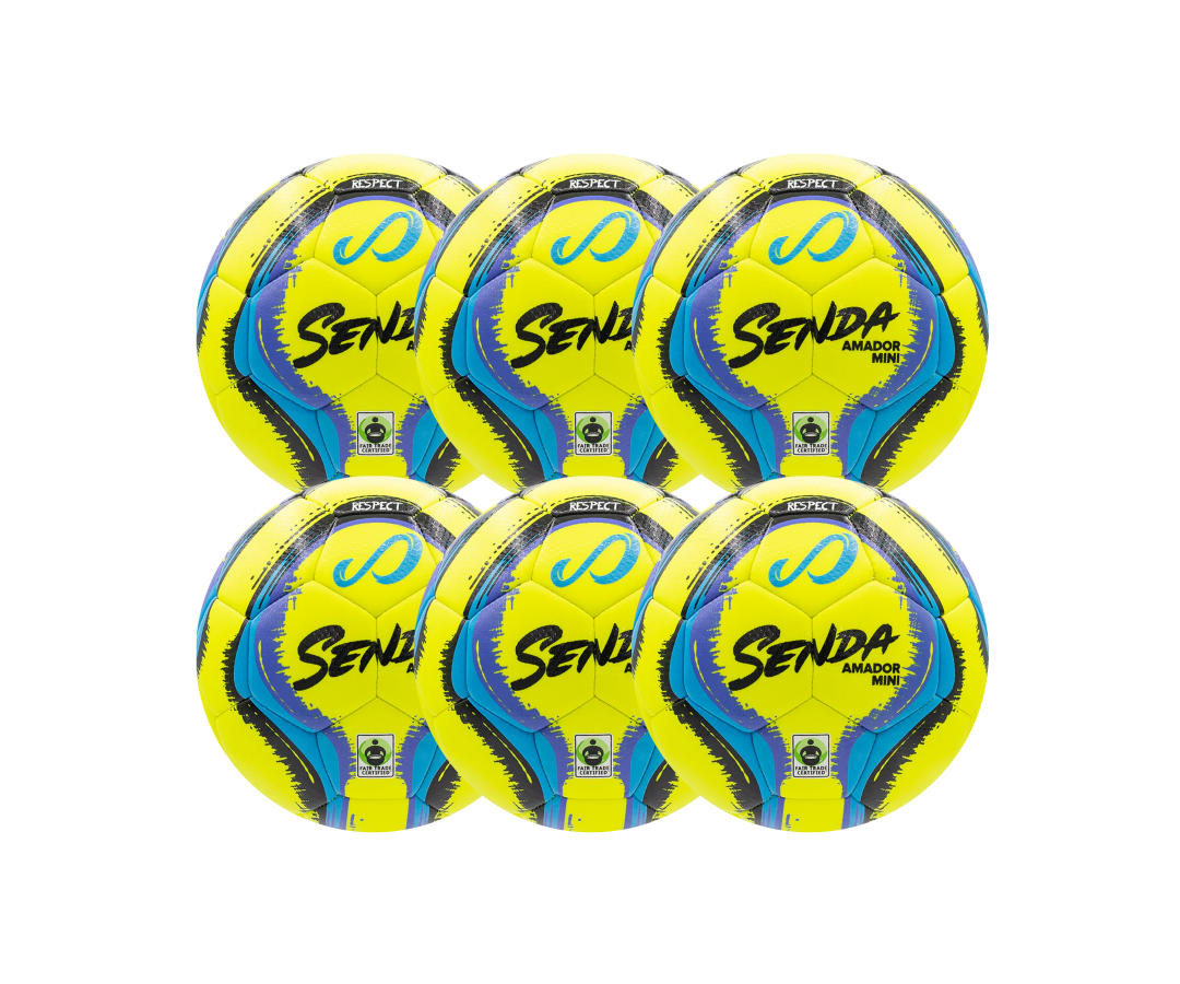 Amador Mini Training Soccer Ball Pack x6 - Yellow - Senda Athletics